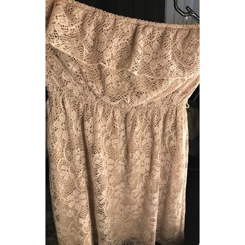 Strapless summer dress